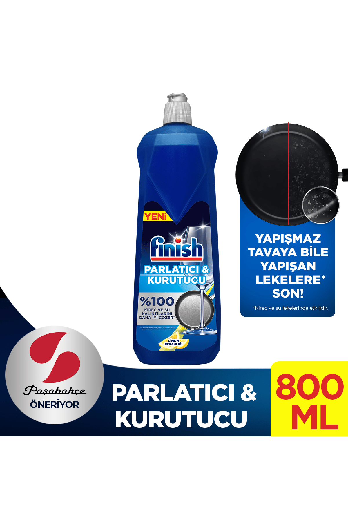 Bulaşık Makinesi  Parlatıcı & Kurutucu   Sıvı Limonlu 800 ml 1 Adet