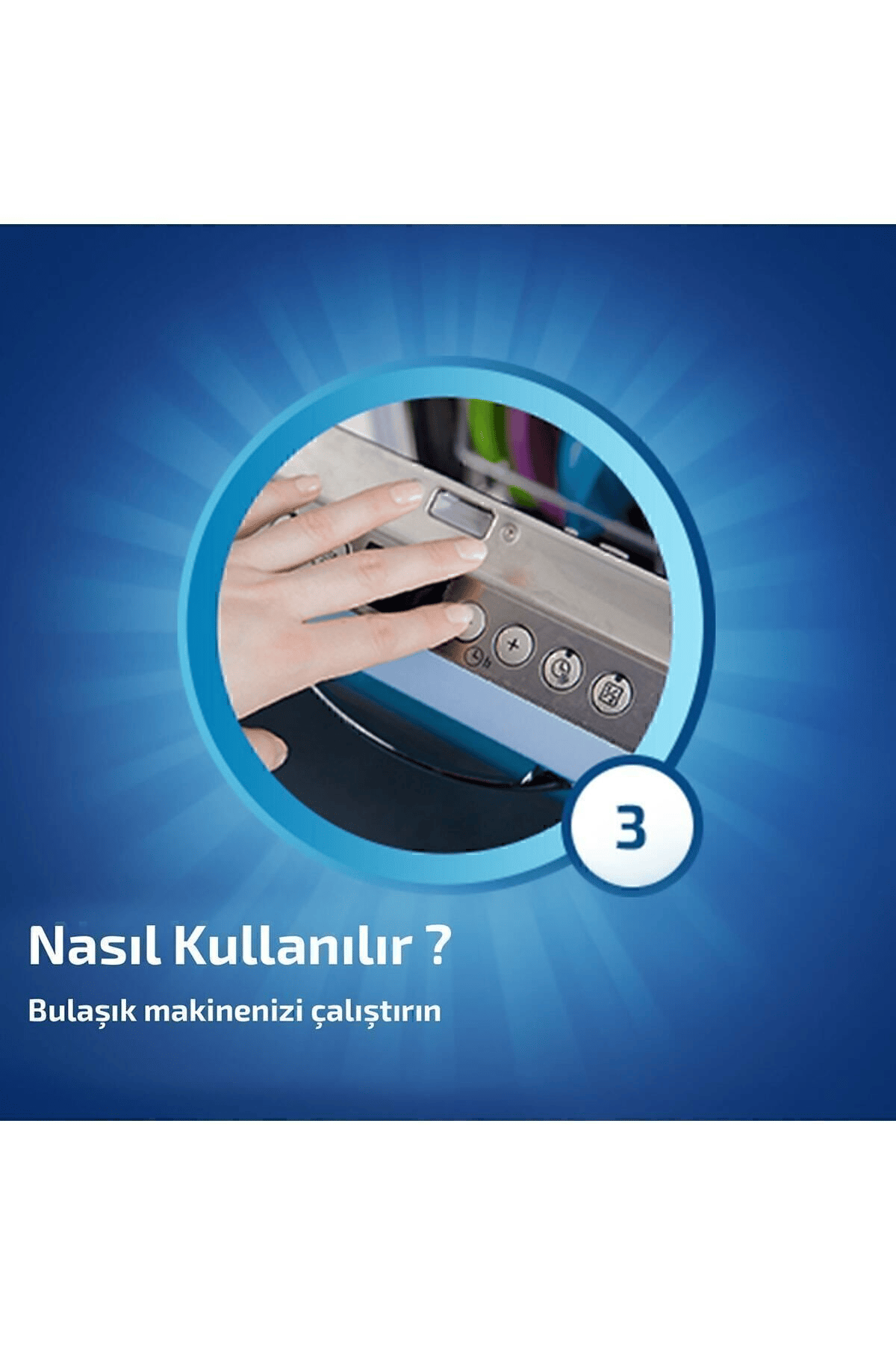 Bulaşık Makinesi Temizleyici 6 Yıkama Kapsül Tablet  3 Adet (3 x 2'li)