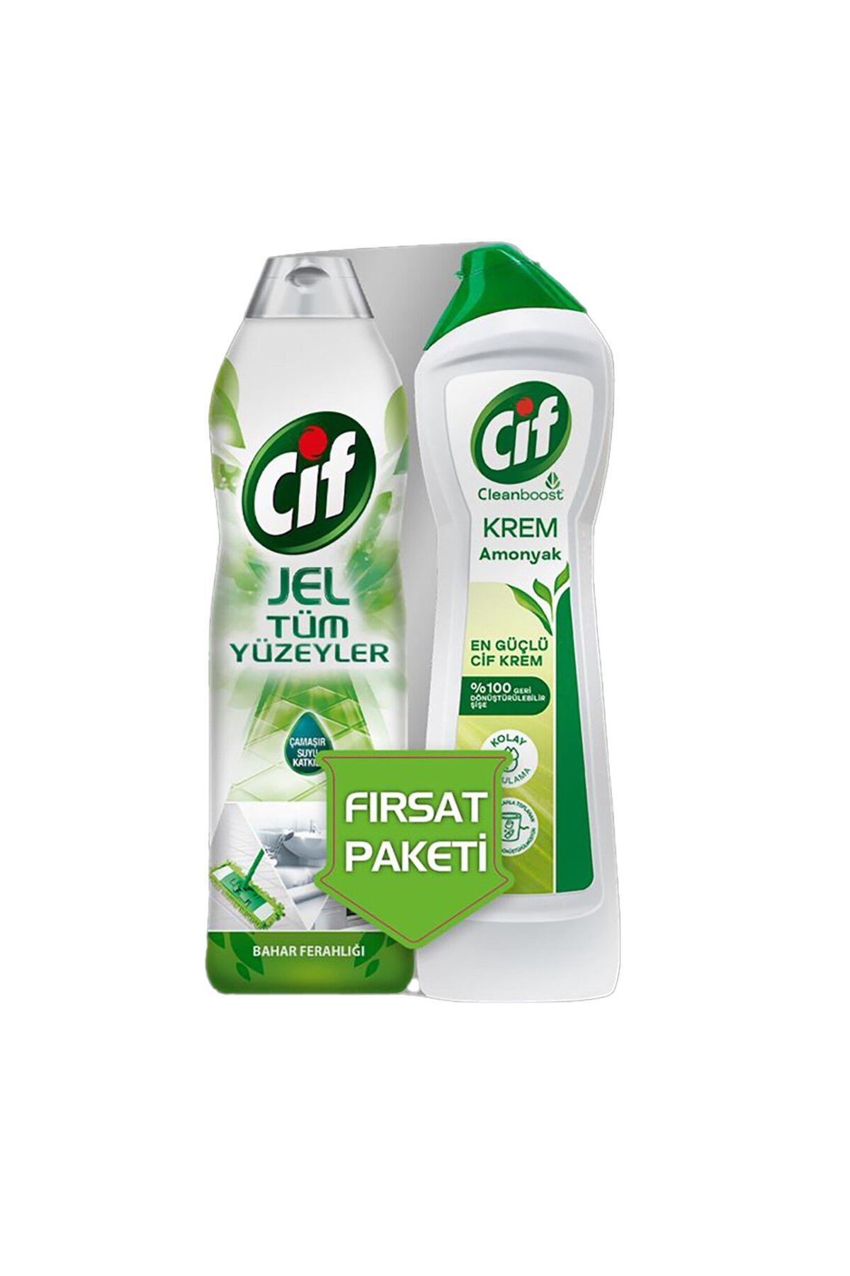 Cif Jel 500ml Krem 500ml Copack