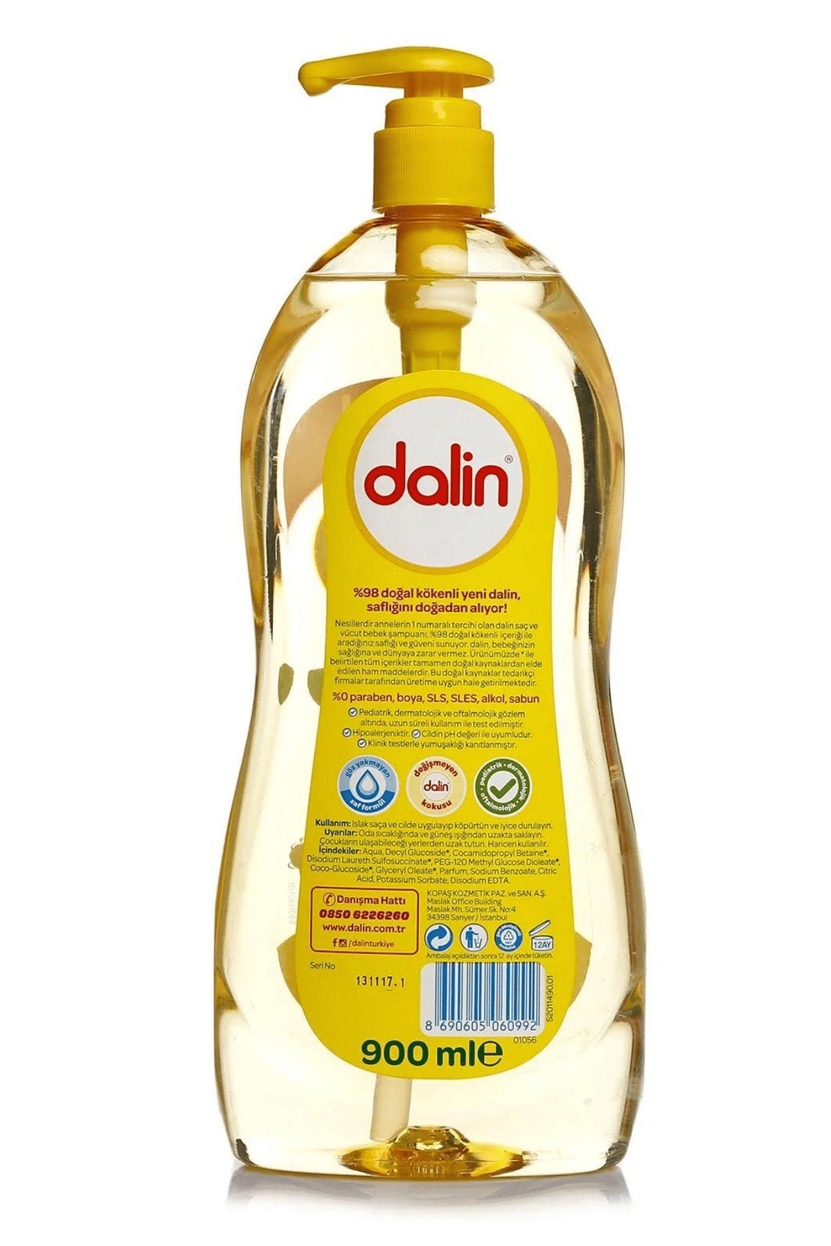 Dalin Şampuan 900ml X 2 Adet