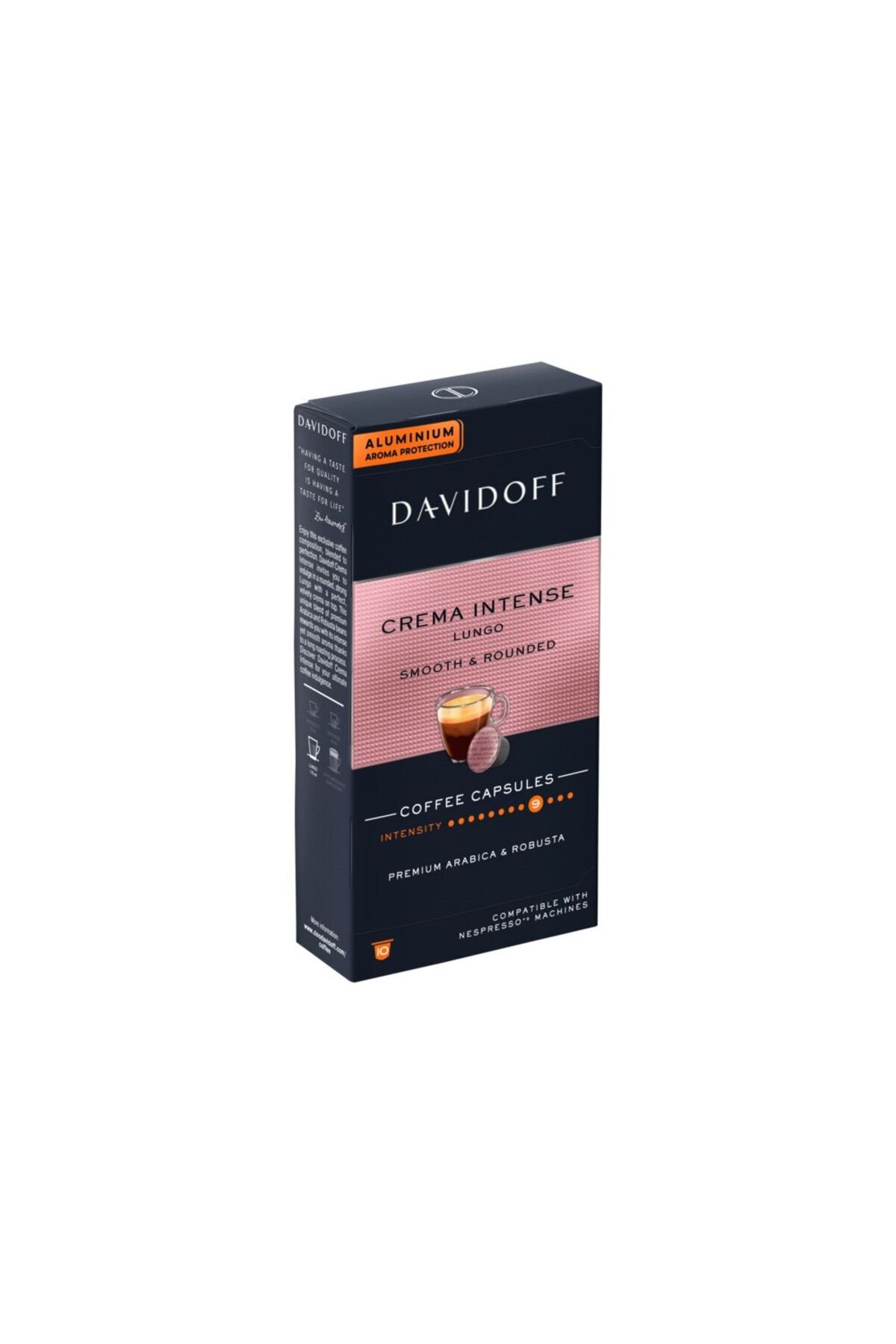 Davidoff Crema Intense Lungo 10lu Kapsül Kahve