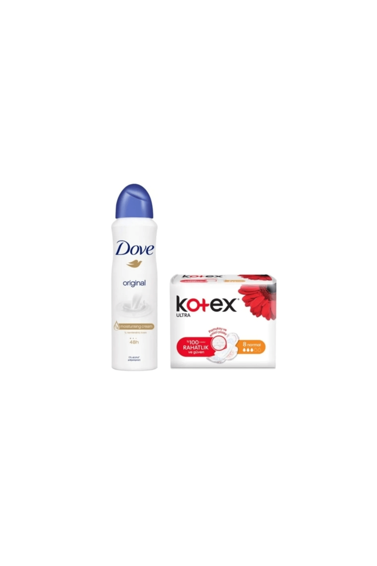 Deodorant Orginal 150ml Kotex Ped 2'li Set