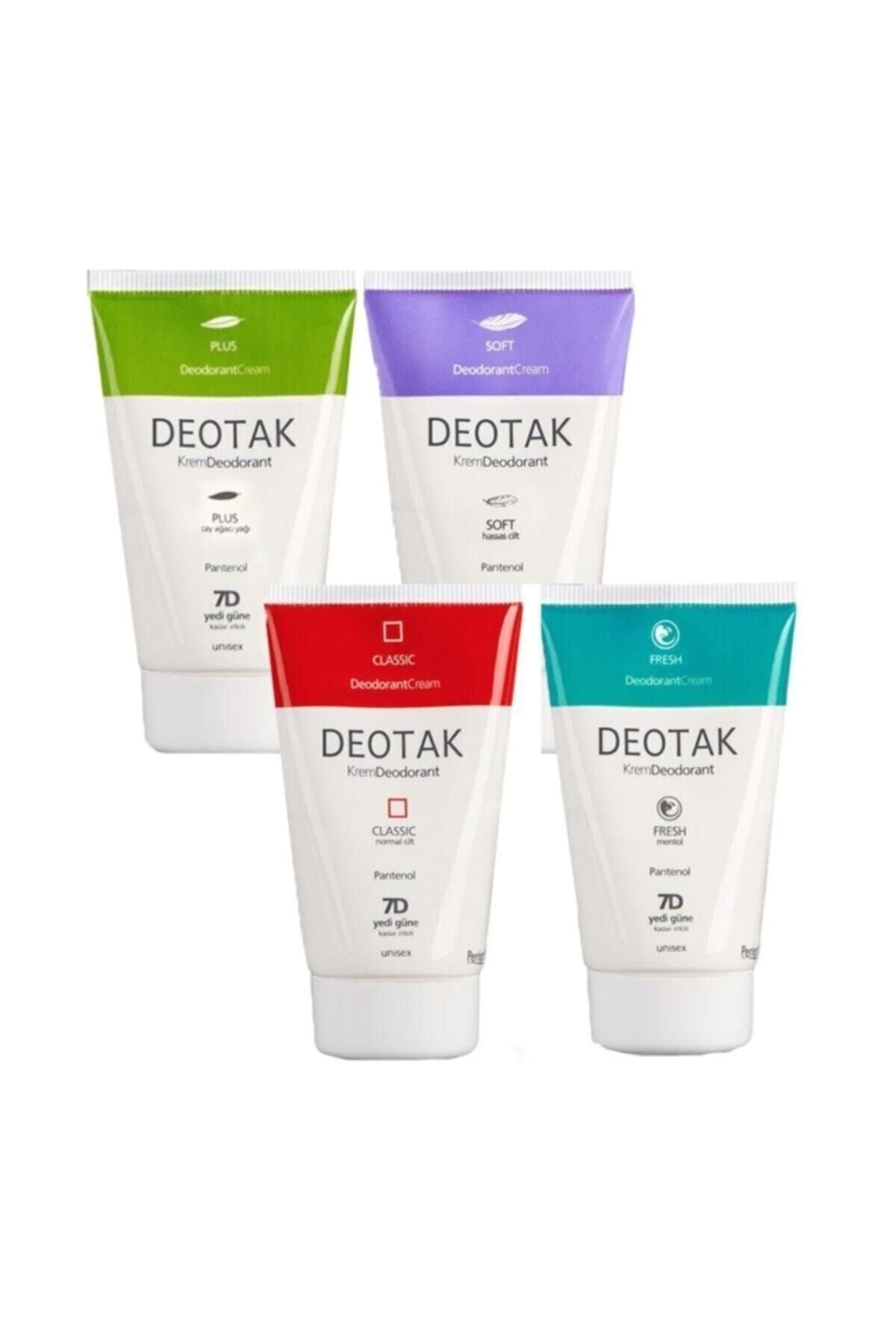 Deotak Krem Deodarant 4 Lü Karma: Classic+ Fresh +Soft+ Plus