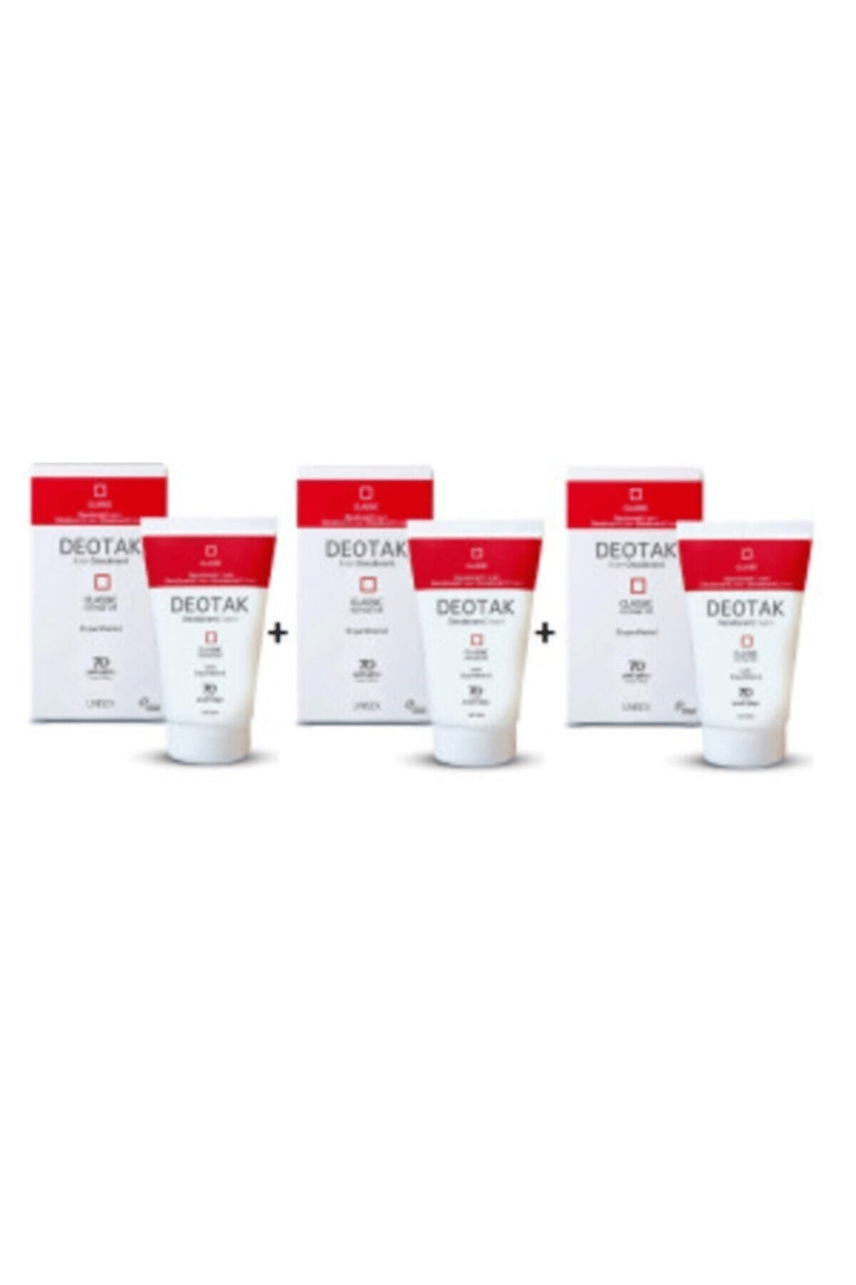 Deotak Krem Deodorant Classic 35 ml Unisex X3 Adet