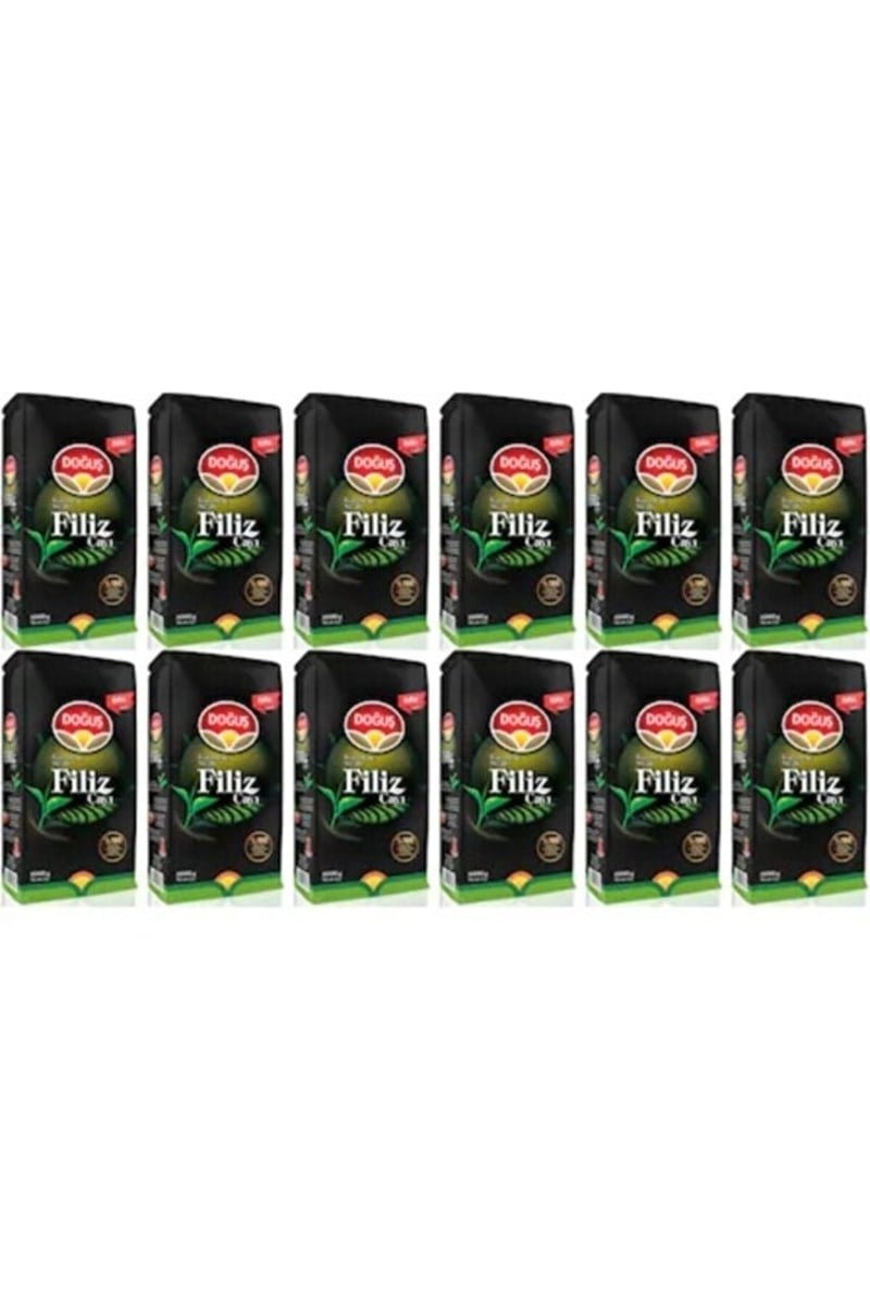 Doğuş Karadeniz Filiz 1 kg Çay X 12 Adet