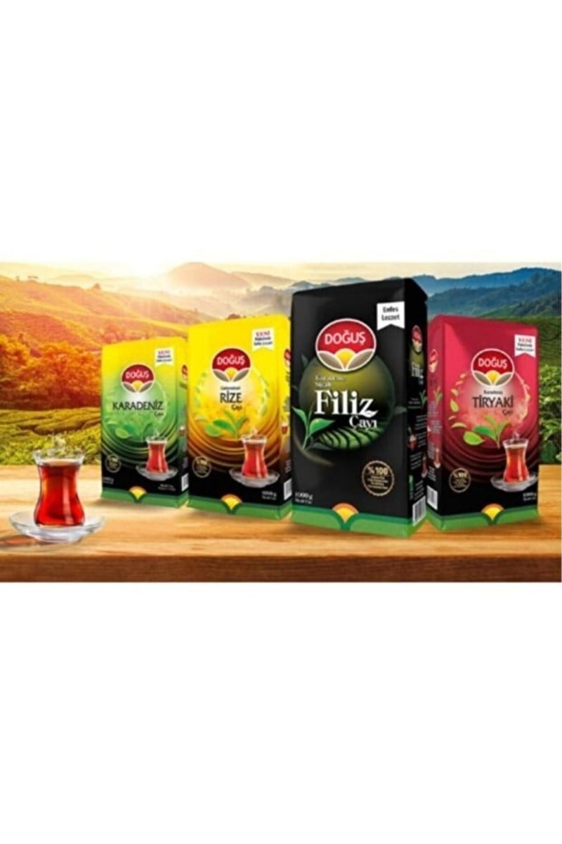 Doğuş Karadeniz Filiz 1 kg Çay X 4 Adet