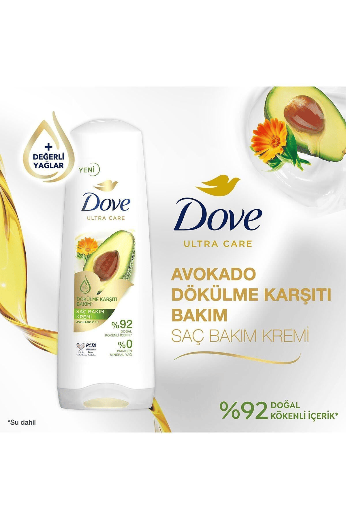 Dökülmeye Karşı Avokado Bakım Kremi 350 mlX2