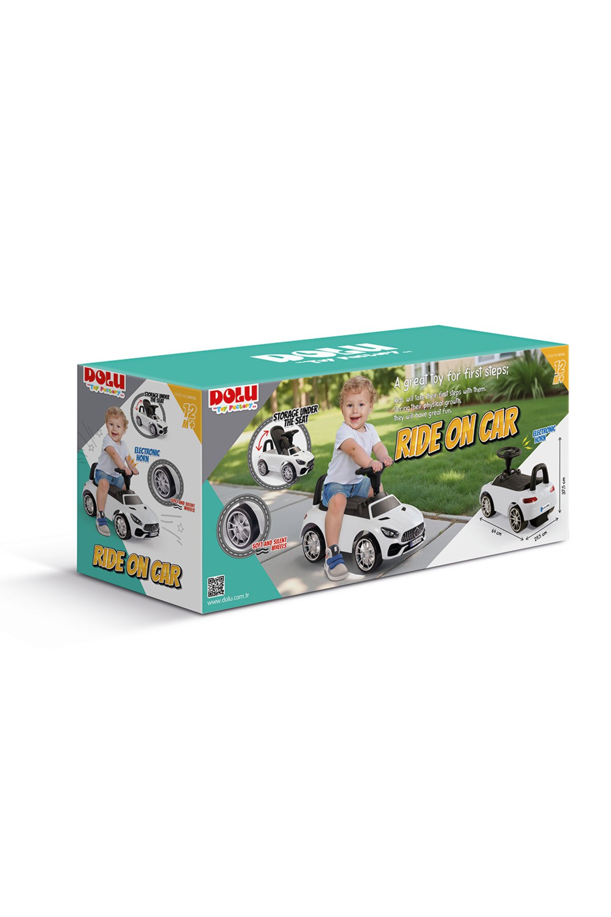 Dolu Oyuncak Süper Car Sesli Sürümeli Bin Git Araba Elektronik