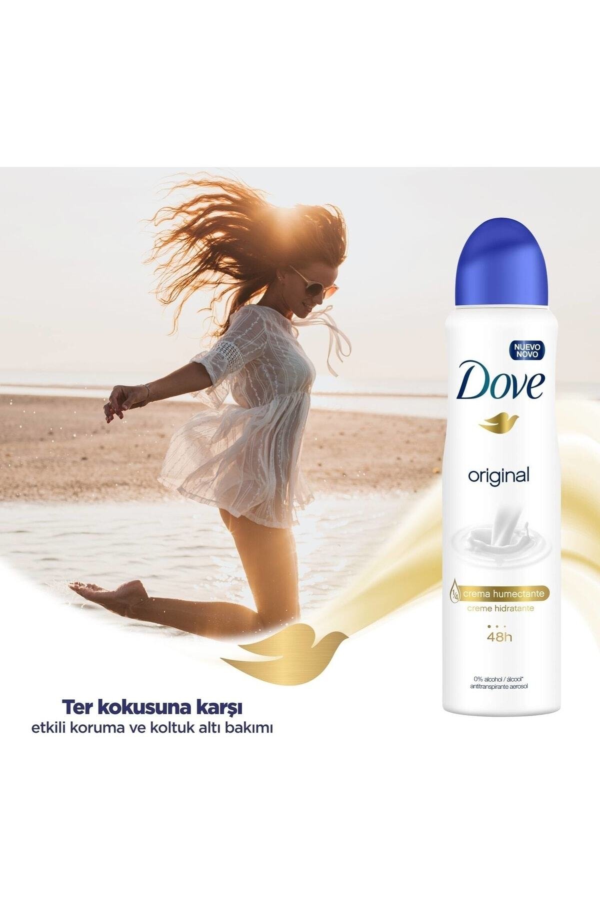 Dove Kadın Sprey Deodorant Antiperspirant Original 150 ml