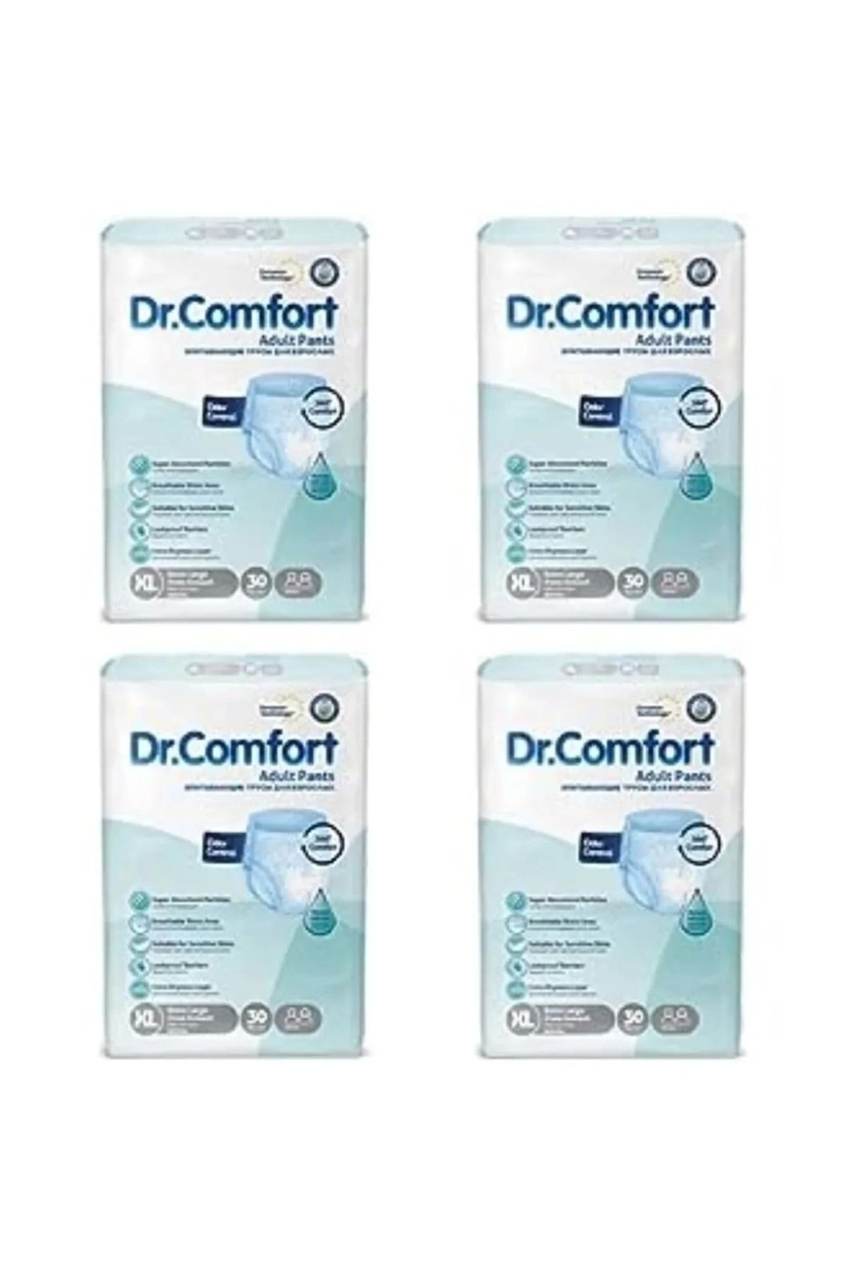 Dr.Comfort Hasta Bezi Emici Külot XL beden 30'lu x4 Adet