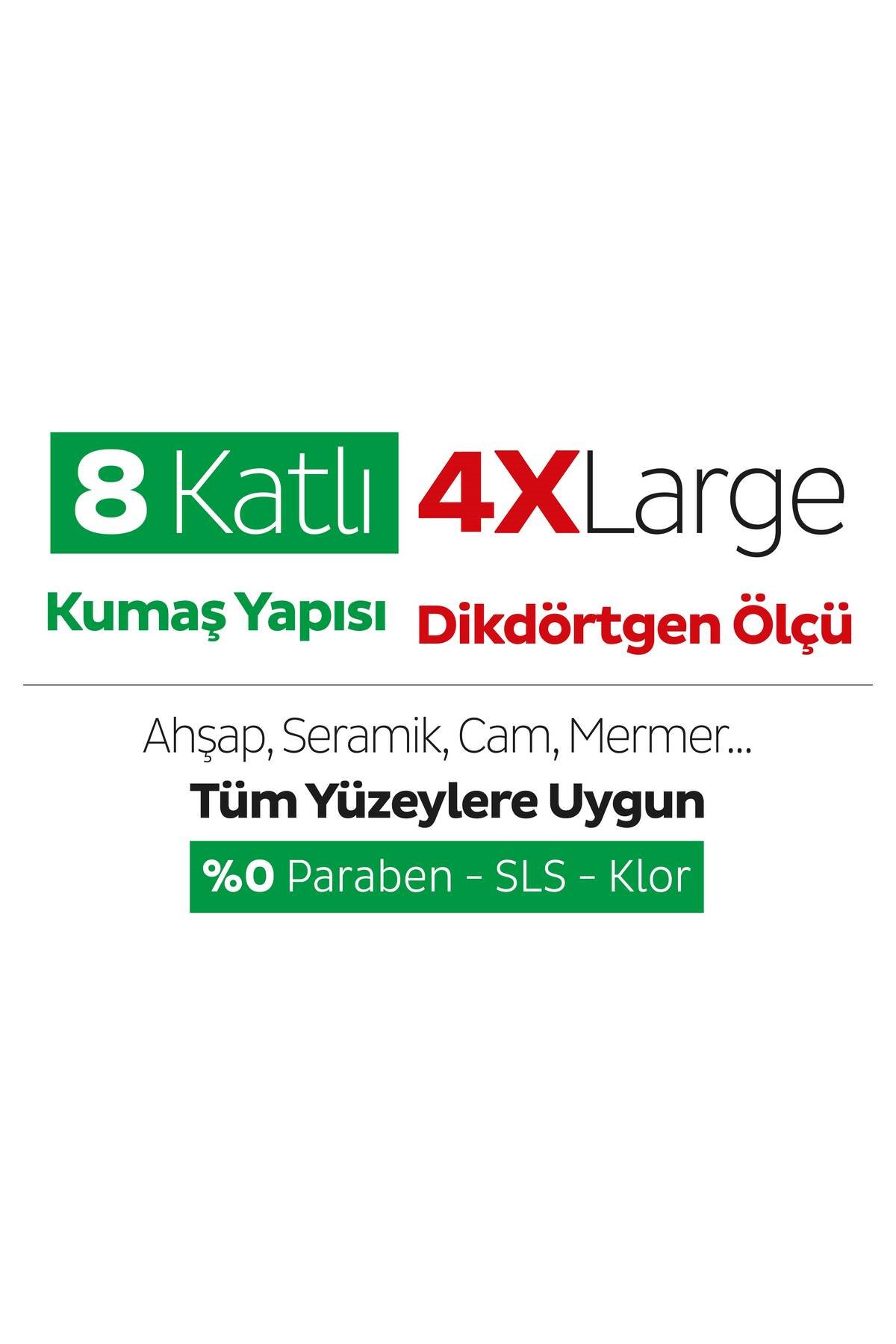 Easy Clean Beyaz Sabun Katkılı Mopa Uyumlu Yer Temizlik Havlusu 3x50 (150 YAPRAK)
