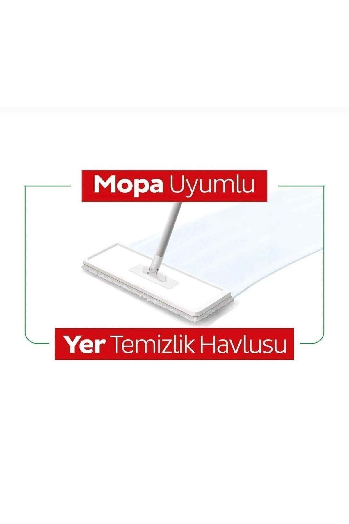 Easy Clean Beyaz Sabun Katkılı Mopa Uyumlu Yer Temizlik Havlusu 50 Yaprak