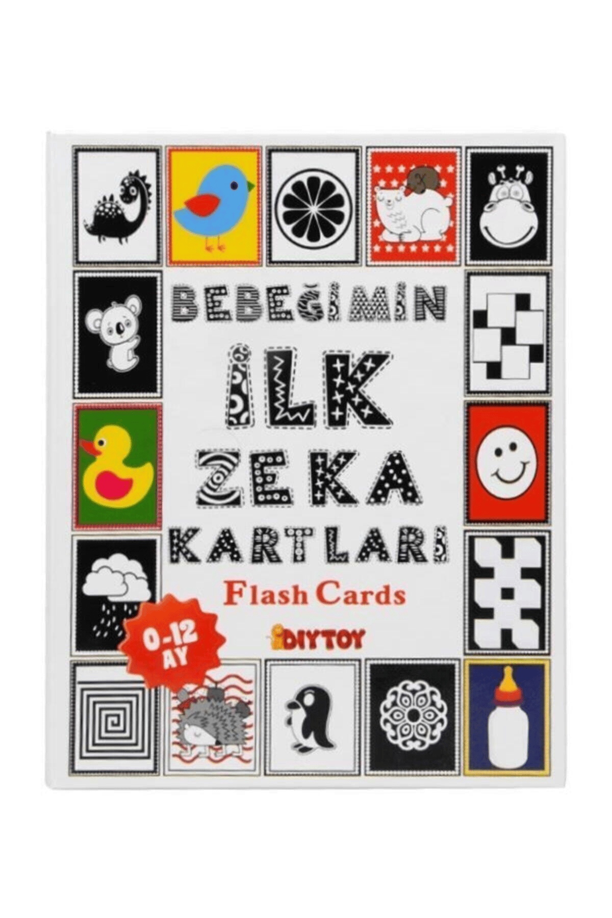 Eğitim Seti 4'lü Ilk 50 Sözcük, Meyveler, Hayvanlar ve Bebeğimin Zeka Kartları