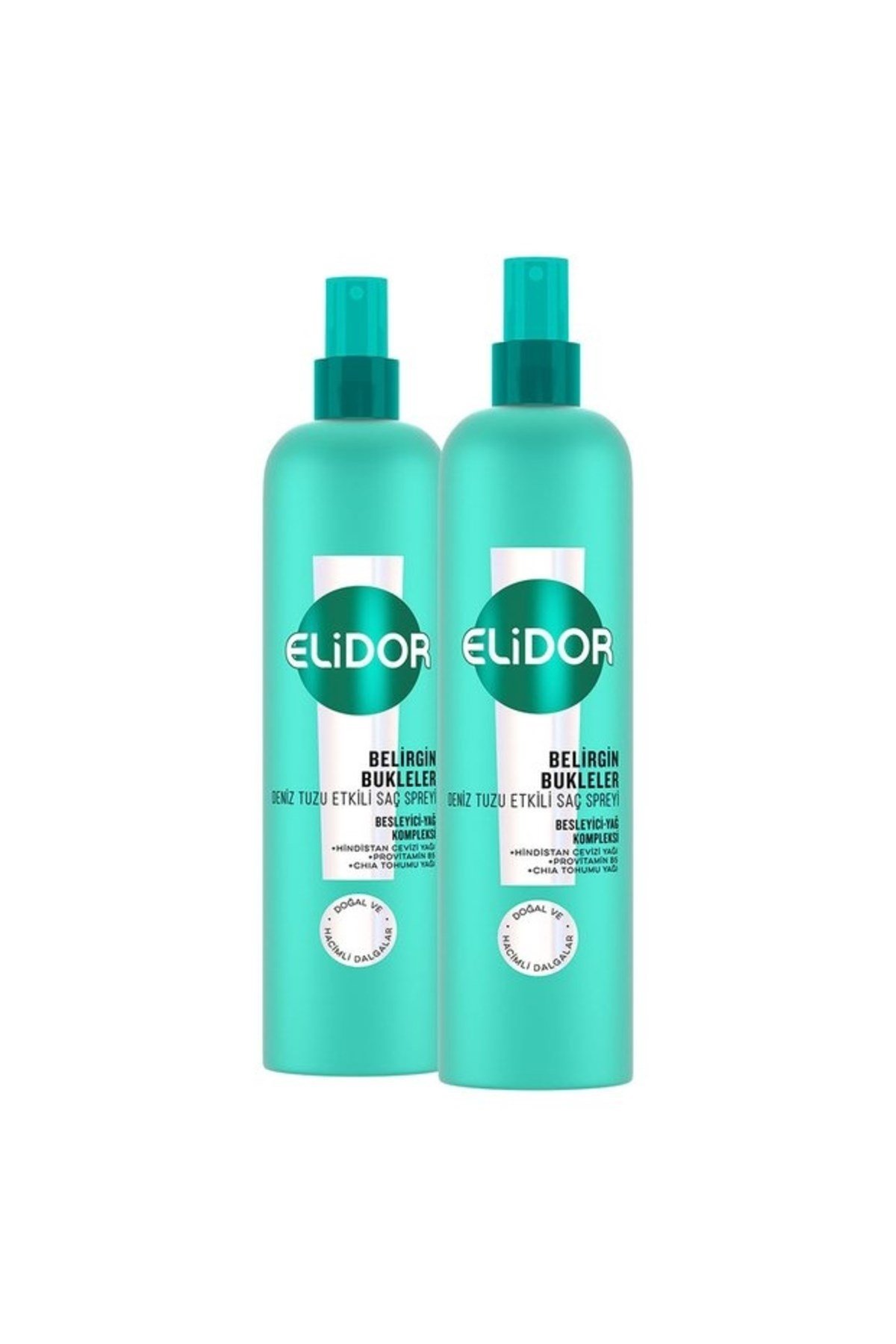Elidor Deniz Tuzu Etkili Saç Spreyi Belirgin Bukleler 190 ml x 2 adet