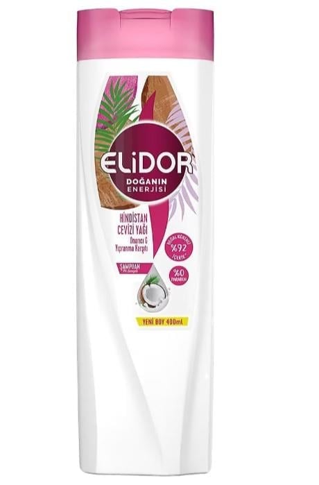 Elidor Doğanın Enerjisi Şampuan Hindistan Cevizi Yağı 400 ml