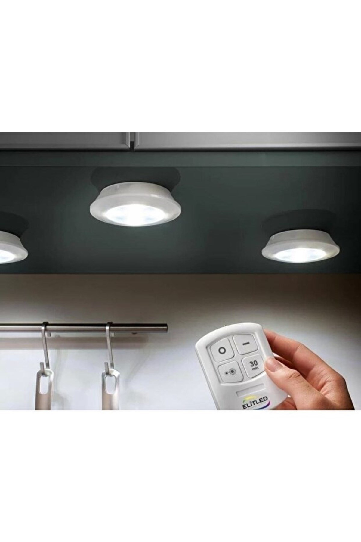 ELİTLED Uzaktan Kumandalı Spot Led 3'lü