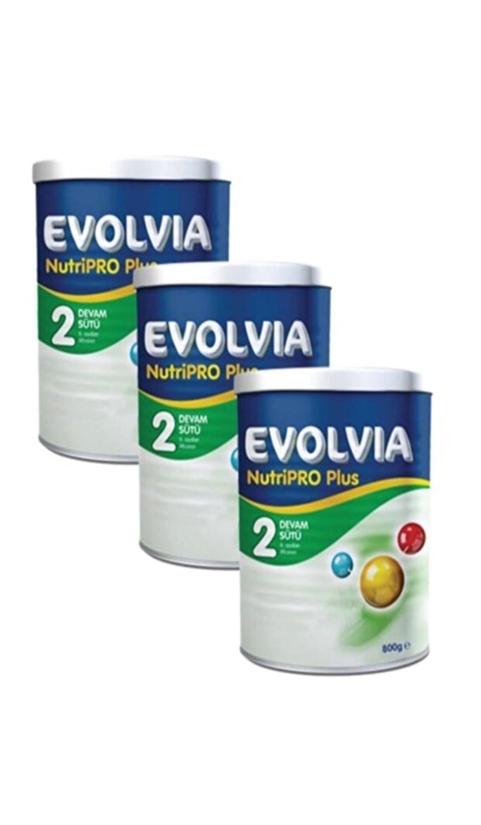 Evolvia Nutripro Plus 2 Devam Sütü 800 gr X3