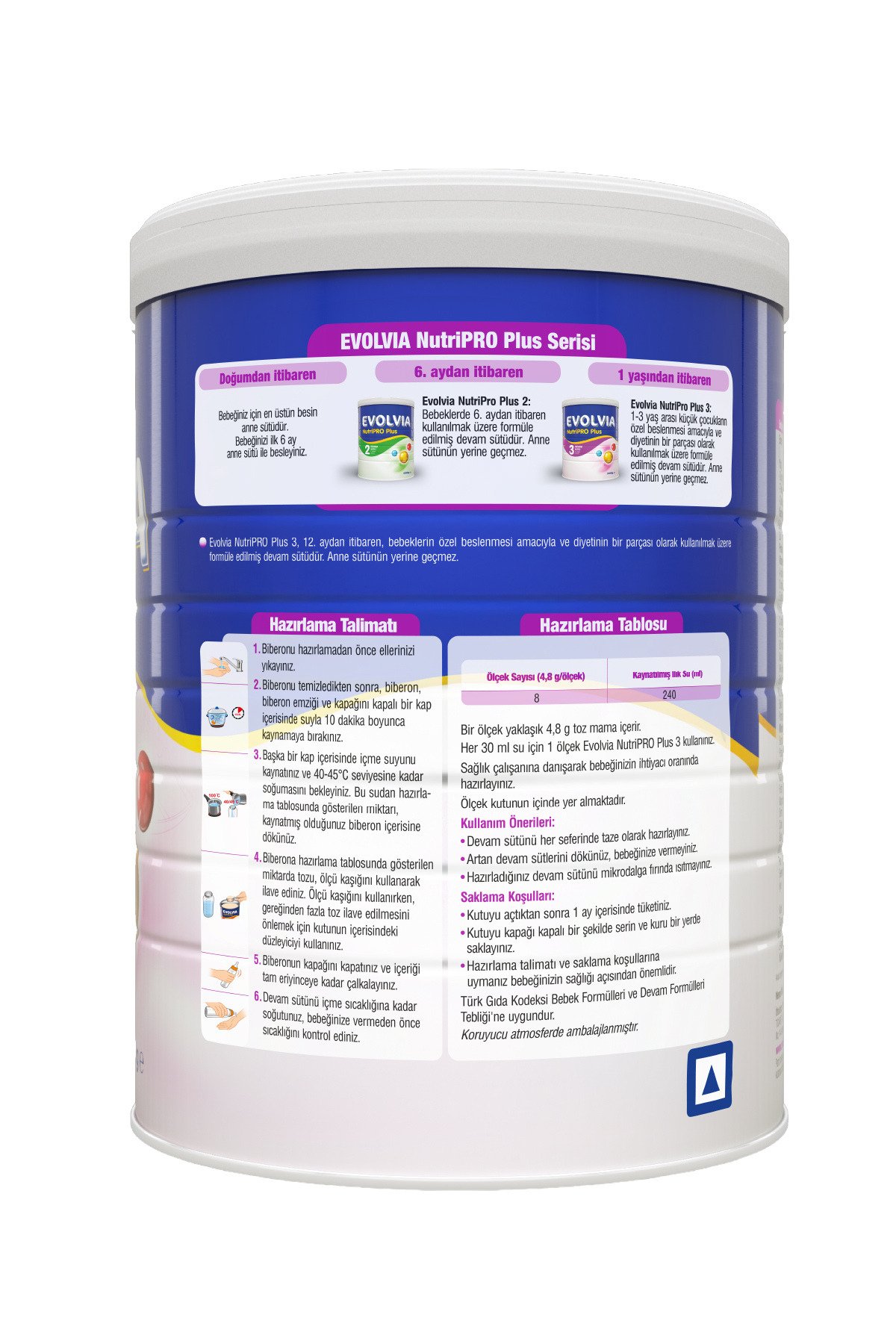 Evolvia Nutripro Plus 3 Devam Sütü 1000 gr