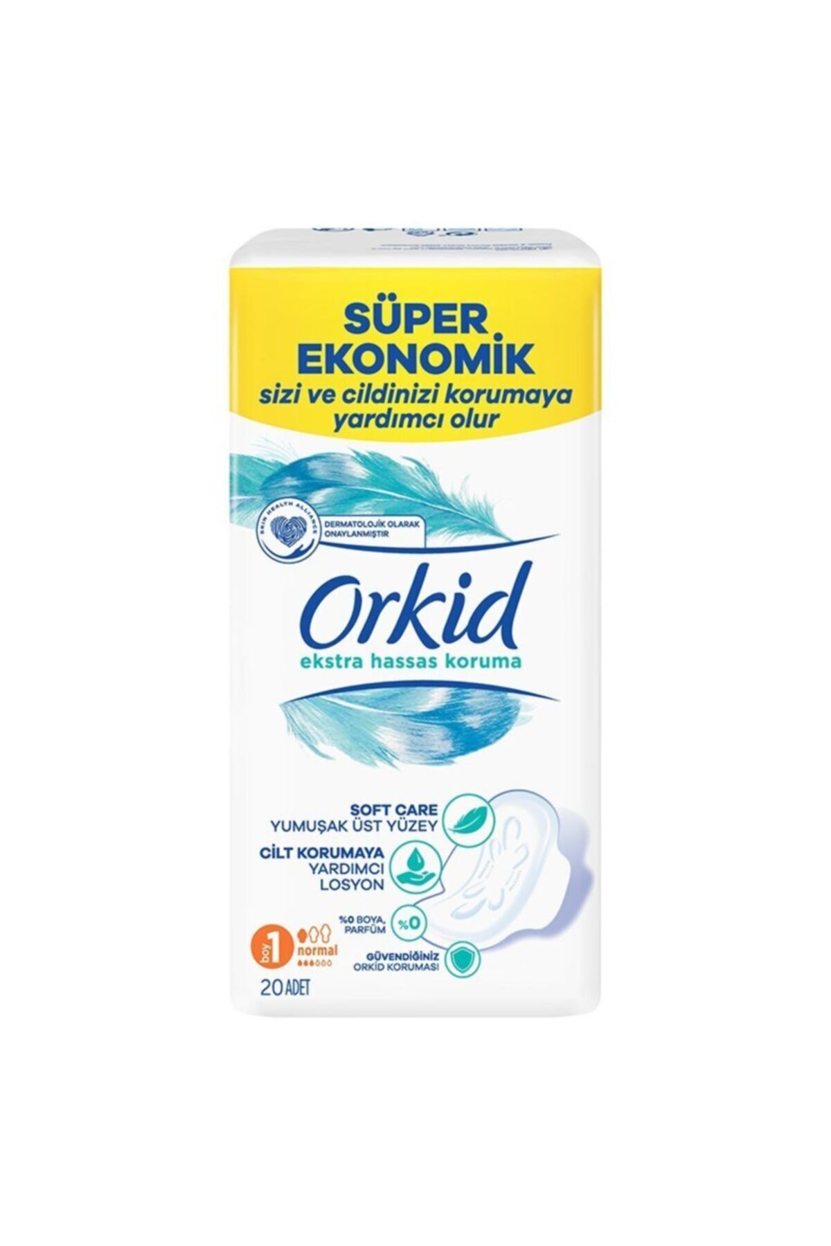 Extra Hassas Koruma Dörtlü Hijyenik Ped Normal 20'li (boy 1)