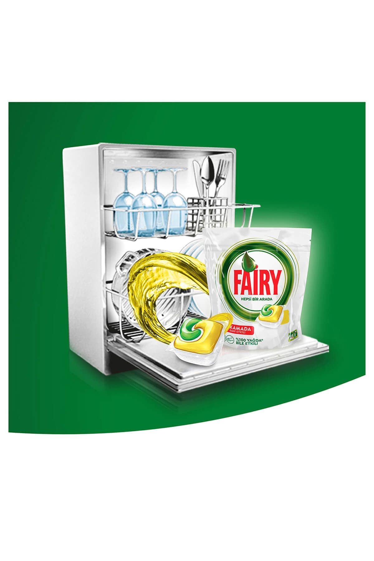Fairy Hepsi Bir Arada Bulaşık Kapsülü 36'lı  x7 Adet