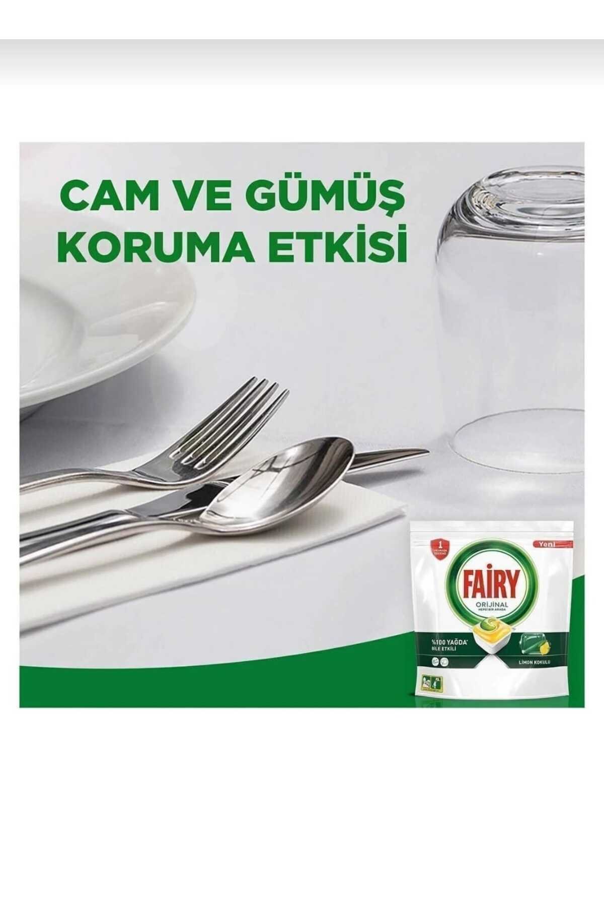 Fairy Hepsi Bir Arada Bulaşık Makinesi Deterjanı Tableti 60'lı