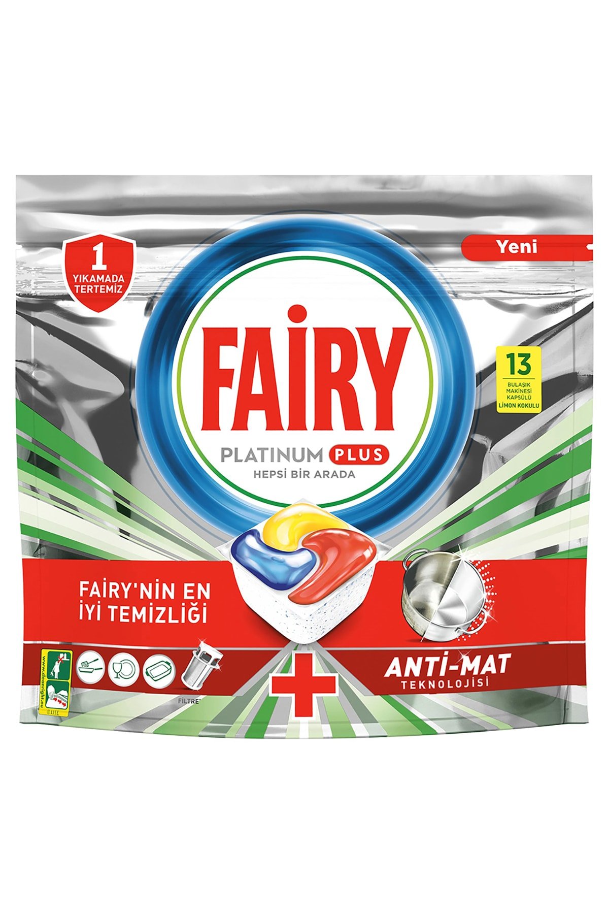 Fairy Platinum Plus Bulaşık Makinesi Deterjanı Kapsülü 13 Yıkama