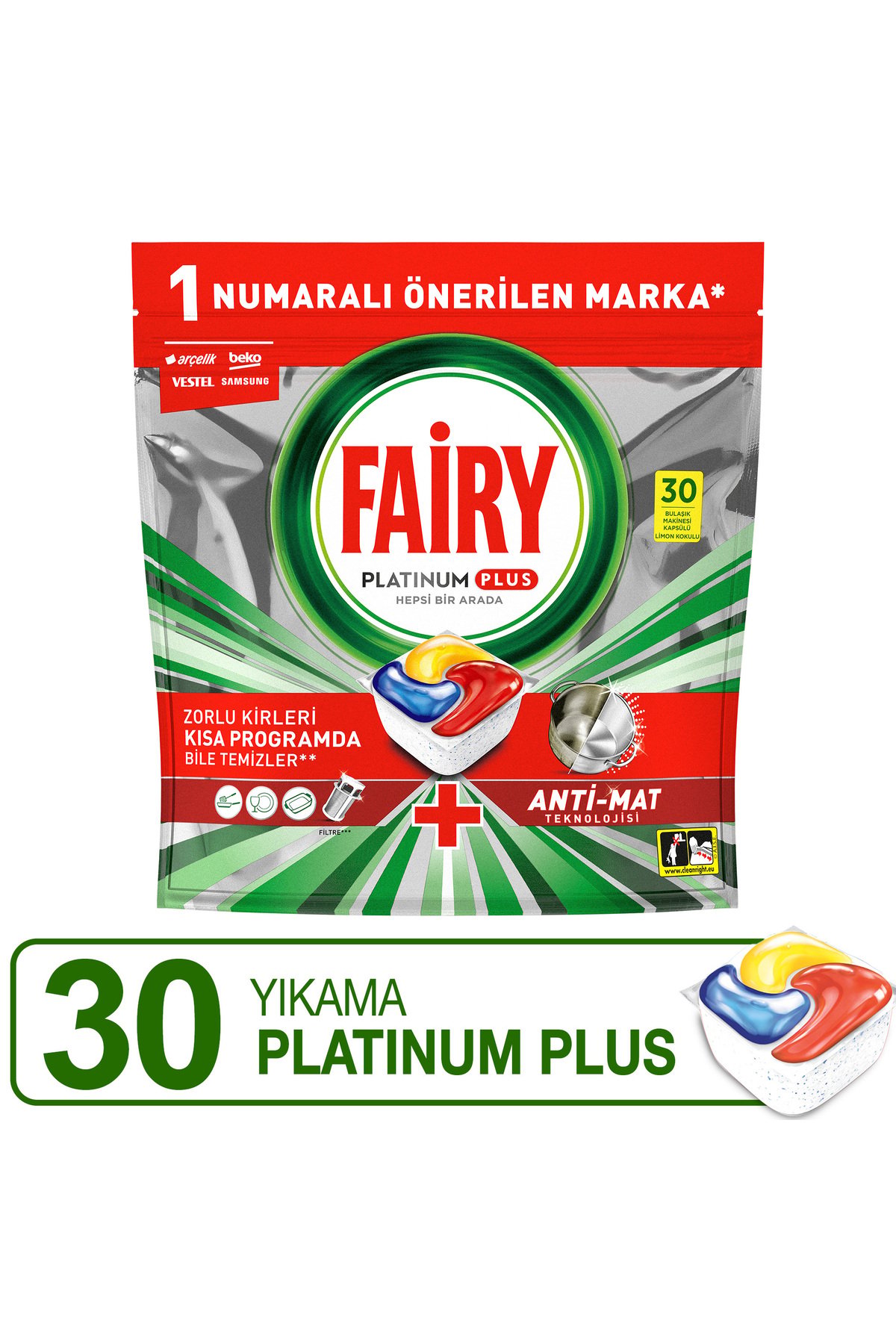 Fairy Tablet Platinum Plus 30'lu