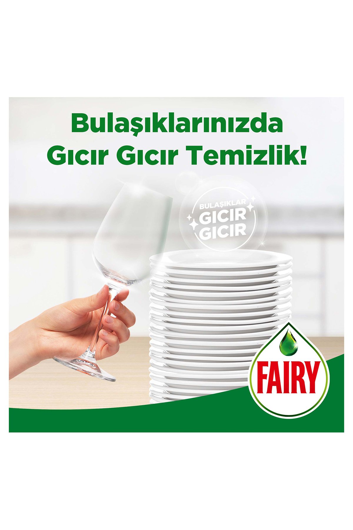 Fairy Temiz & Ferah Sıvı Bulaşık Deterjanı 2600ml Limon Kokulu Süper Ekonomik Paket