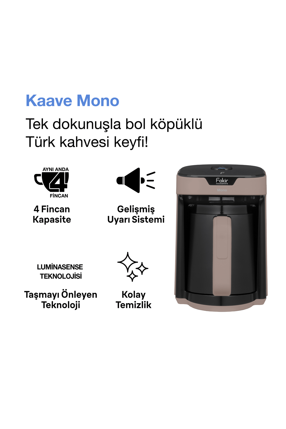 Fakir Kaave Mono Türk Kahvesi Makinesi Kumbeji