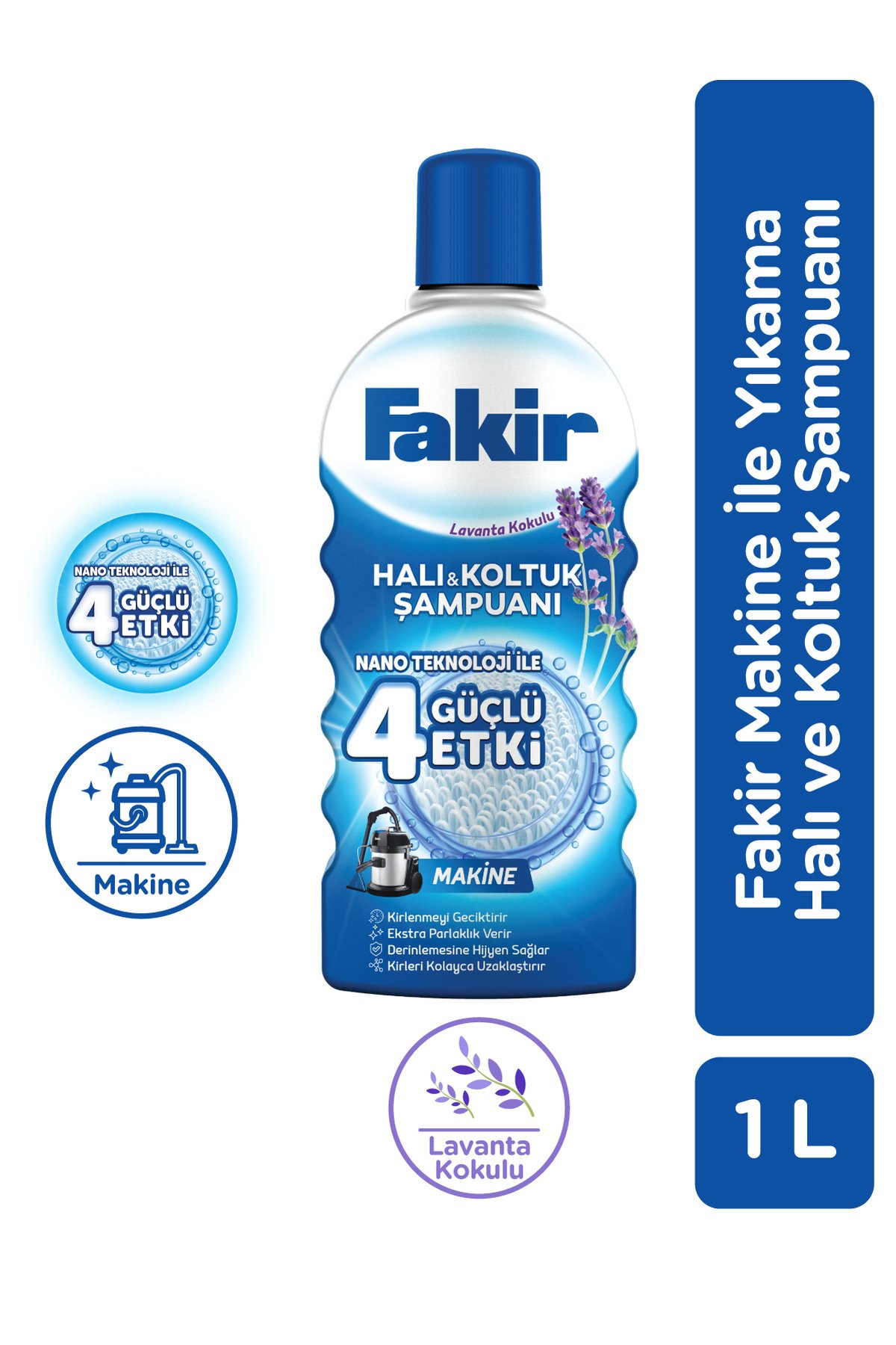 Fakir Makine Klasik Nano Teknolojili Halı Ve Koltuk Şampuanı 1000 ml