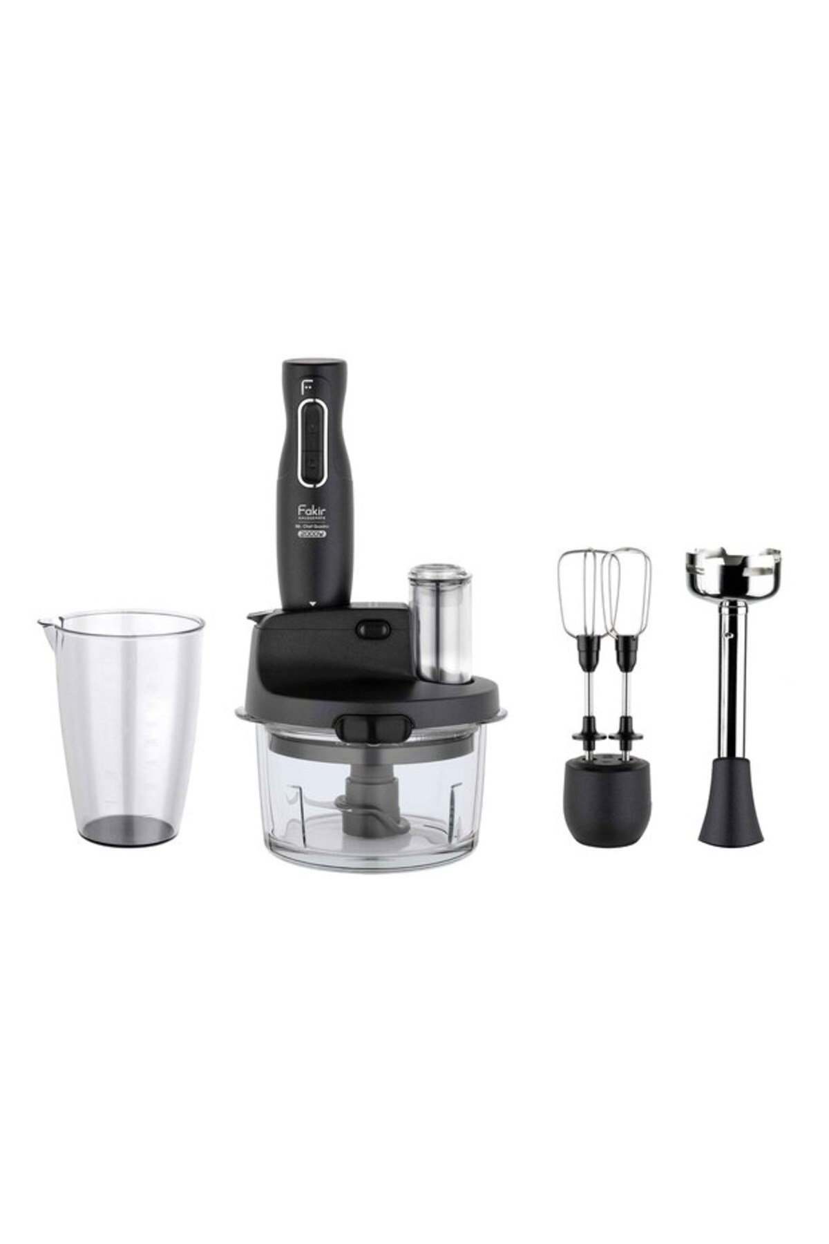 Fakir MR CHEF QUADRO Blender Seti Cam Hazneli 2000W - Antrasit