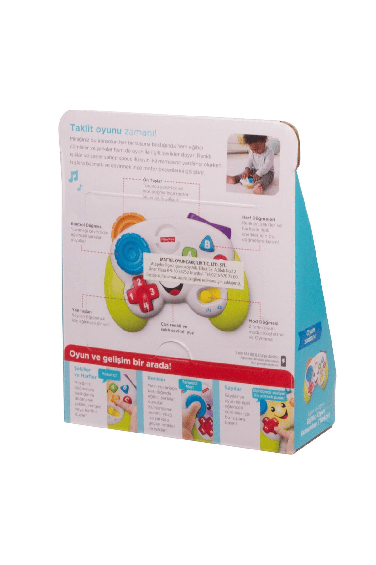 Fisher Price Eğitici Oyun Kumandası Türkçe HXB64