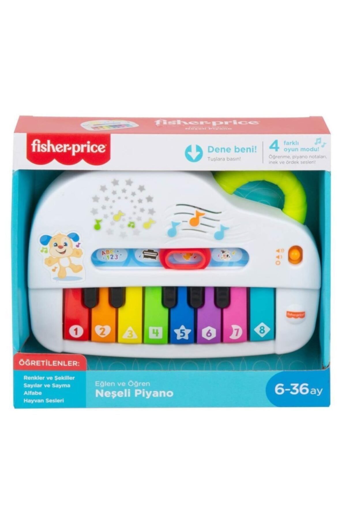 Fisher Price Eğlen Ve Öğren Neşeli Piyano