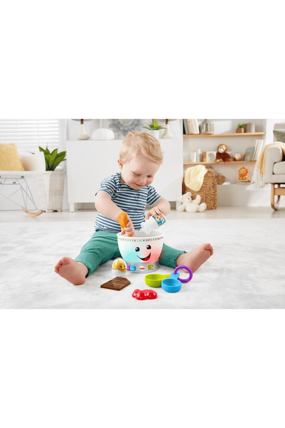 Fisher Price omx Eğlen&Öğren Eğitici Mutfak Seti (TÜRKÇE VE İNGİLİZCE) 6-36 Aylık Gmx54