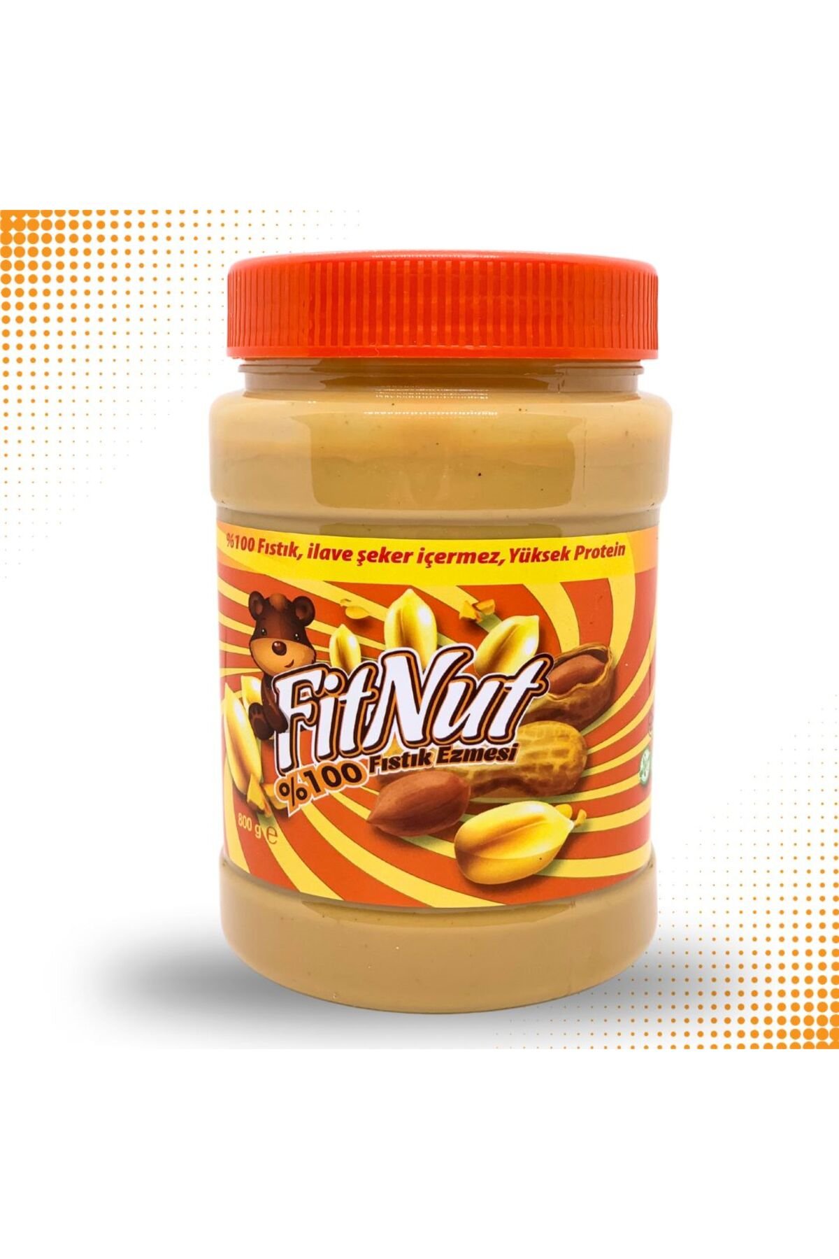 Fitnut %100 Fıstık Ezmesi 800gr