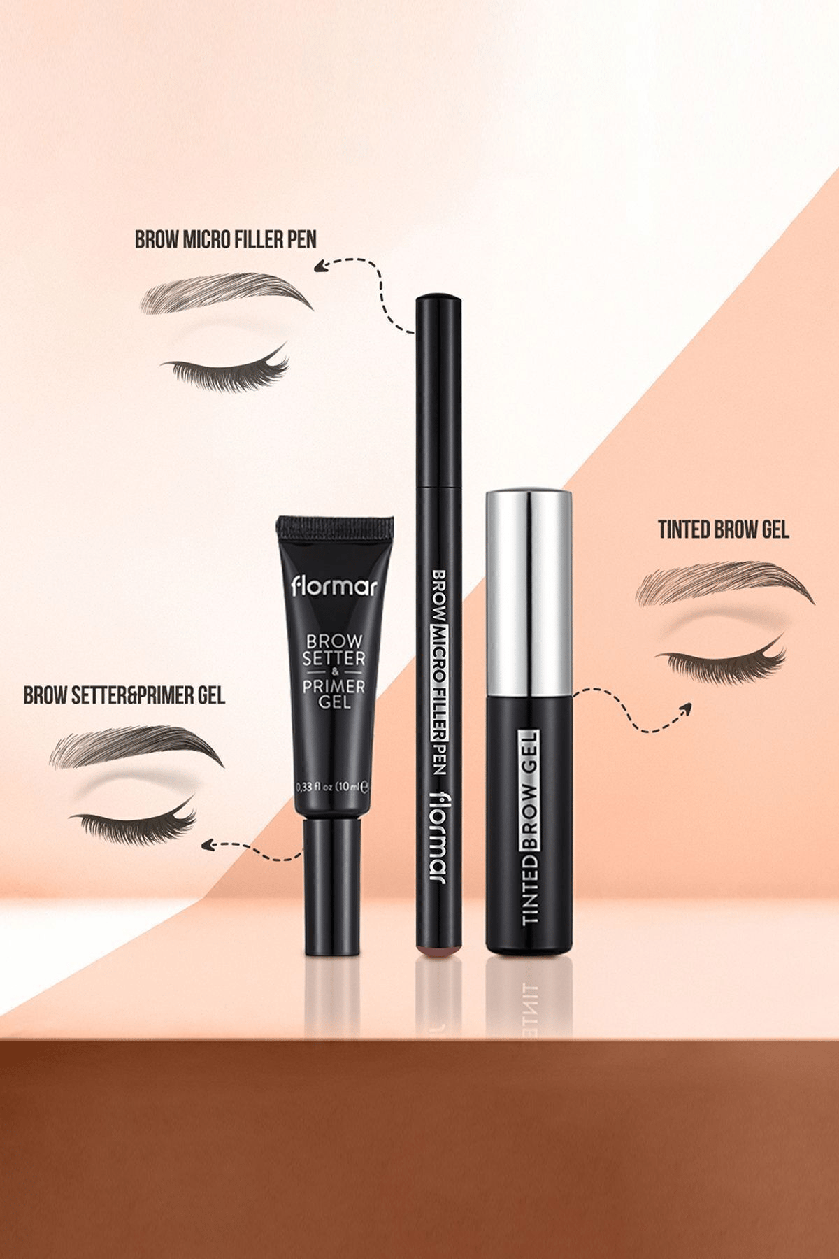 Flormar Kaş Doldurma Kalemi (koyu Kahve) - Brow Micro Filler Pen - 004 Deep Brown - 8682536038546