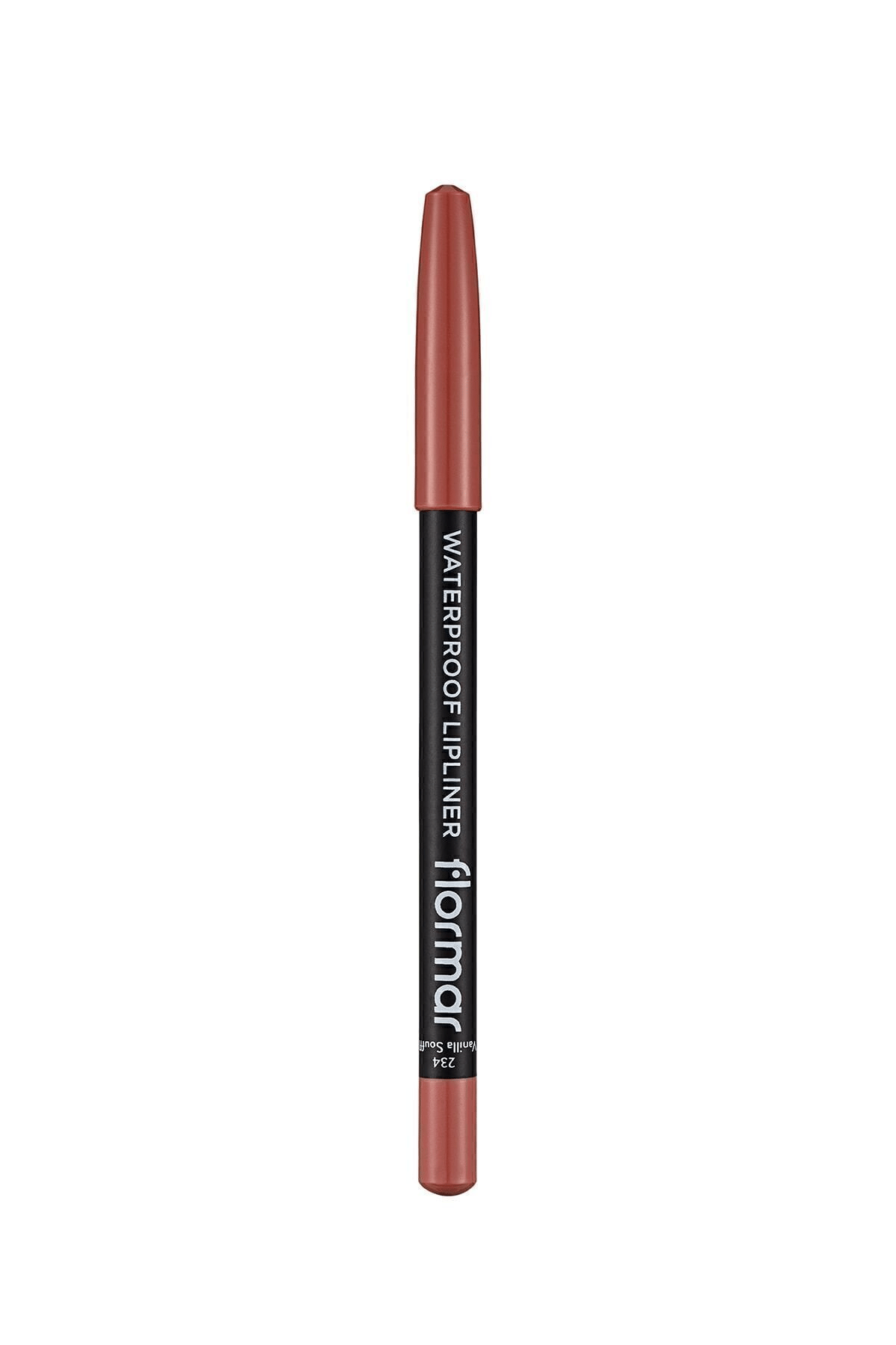 Flormar Suya Dayanıklı Dudak Kalemi (KAHVE) - Waterproof Lipliner - 234 Vanilla Sff - 8690604567478
