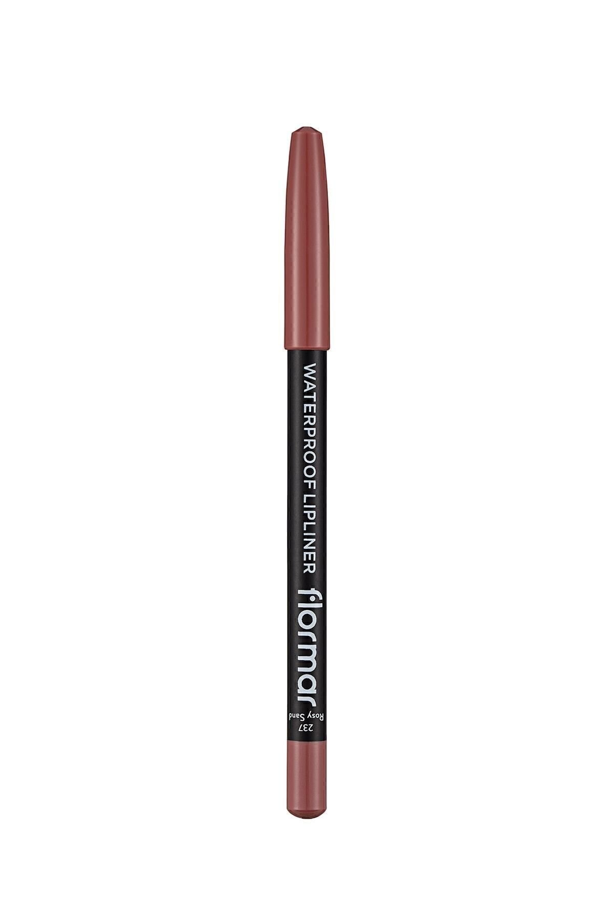 Flormar Waterproof Lipliner - Suya Dayanıklı Dudak Kalemi No:237 Rosy Sand 1.14 g 8690604567508