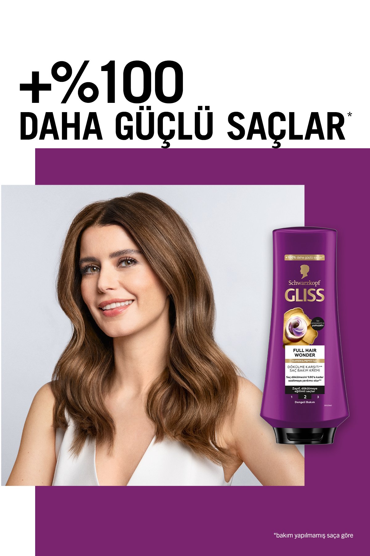 Full Hair Wonder Dökülme Karşıtı Saç Bakım Kremi 360 mlx3 Adet