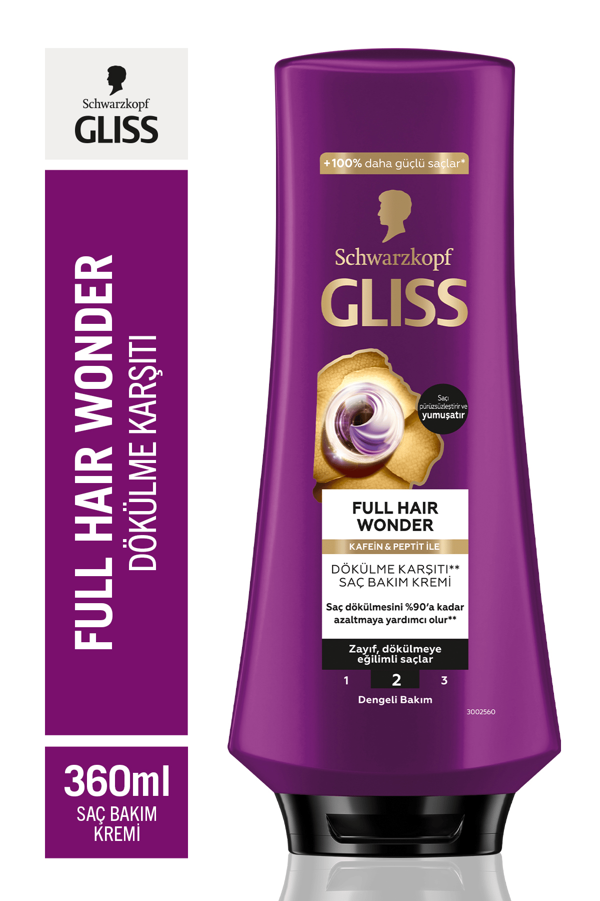 Full Hair Wonder Dökülme Karşıtı Saç Bakım Kremi 360 mlx3 Adet