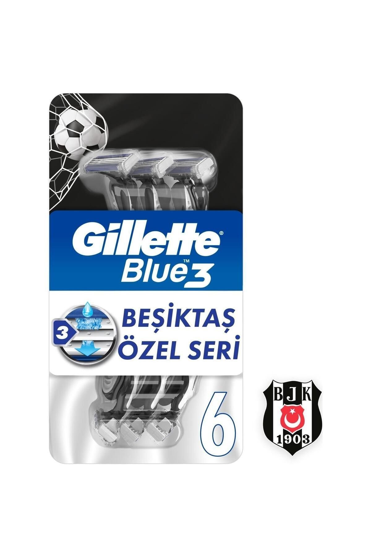 Gillette Blue 3 Beşiktaş Taraftar Paketi 6'lı