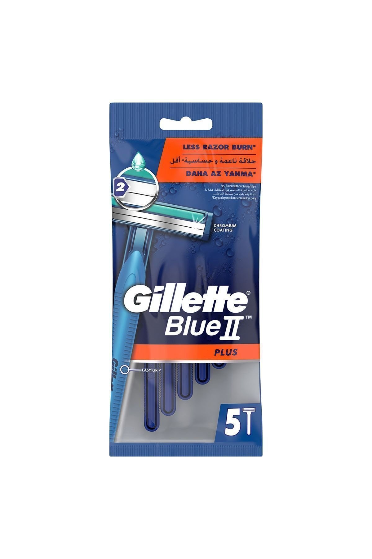 Gillette Blue II Plus Kullan - At Tıraş Bıçağı 5'li