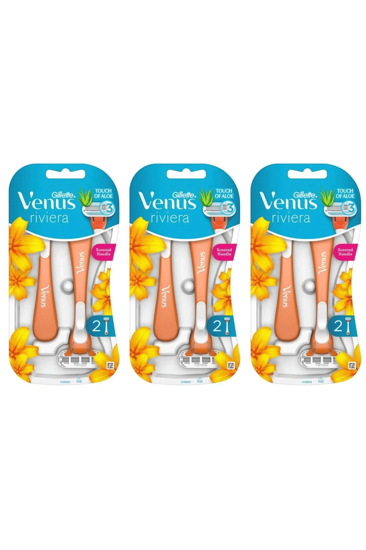 Gillette Venus Riviera Kadın Tıraş Bıçağı x3 Adet