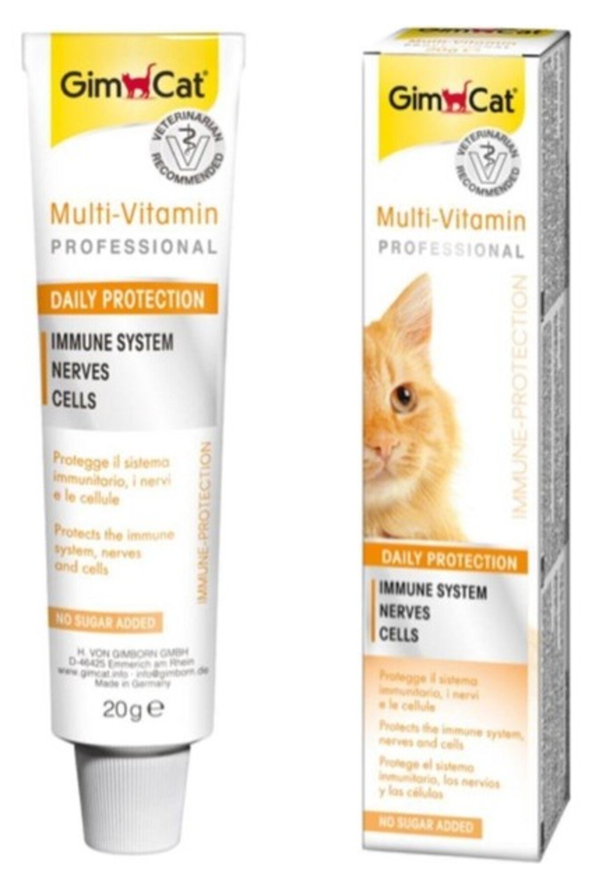 Gimcat Multi Vitamin Paste 12 Vitaminli Kedi Malt Macunu 20 gr