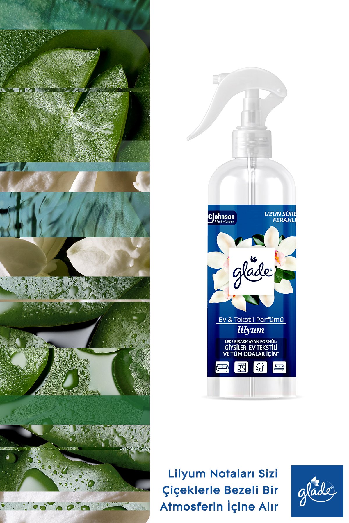 Glade Multi Sprey Gül Bahçesi 500 ml Oda Kokusu