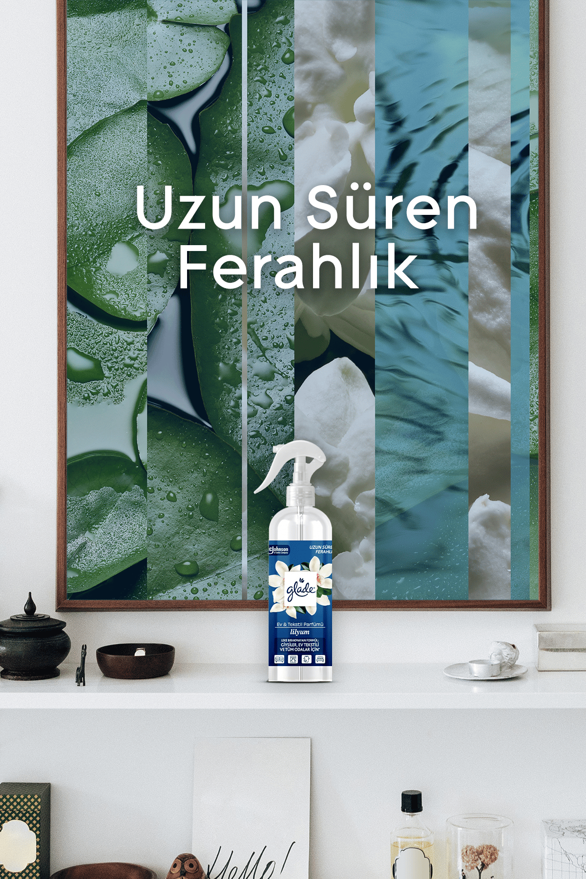 Glade Multi Sprey Gül Bahçesi 500 ml Oda Kokusu
