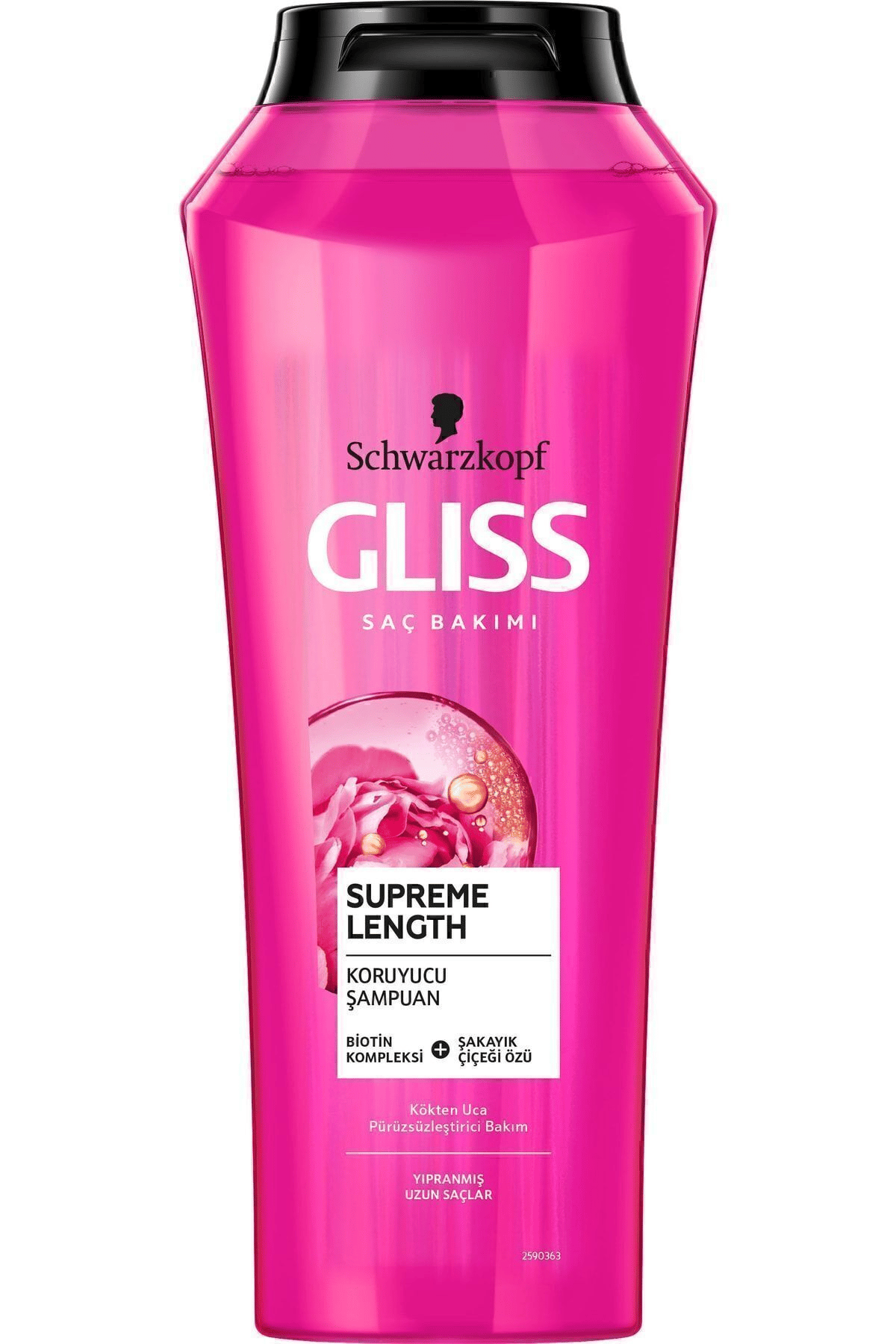 Gliss Supreme Length Koruyucu Şampuan - Biotin Kompleksi Ve Şakayık Çiçeği Özü Ile 500 ml