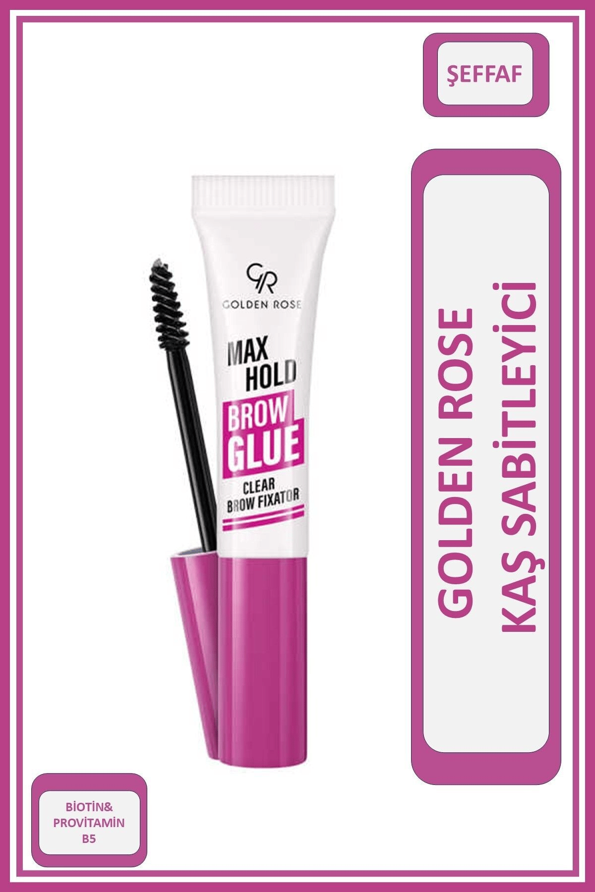 Golden Rose Max Hold Brow Glue - Şeffaf Kaş Sabitleyici