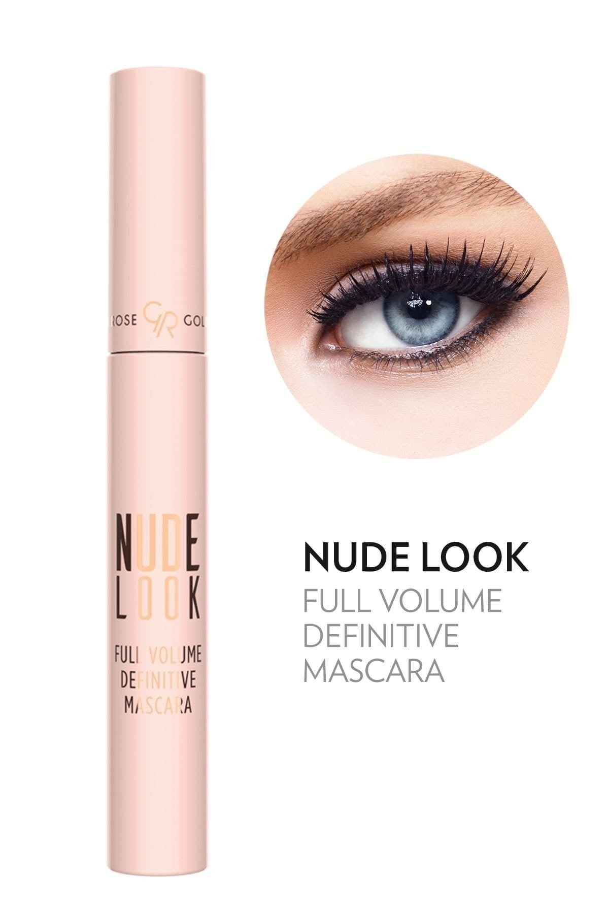 Golden Rose Nude Look Full Volume Definitive Mascara - Black - Hacim Veren Maskara - 8691190967482