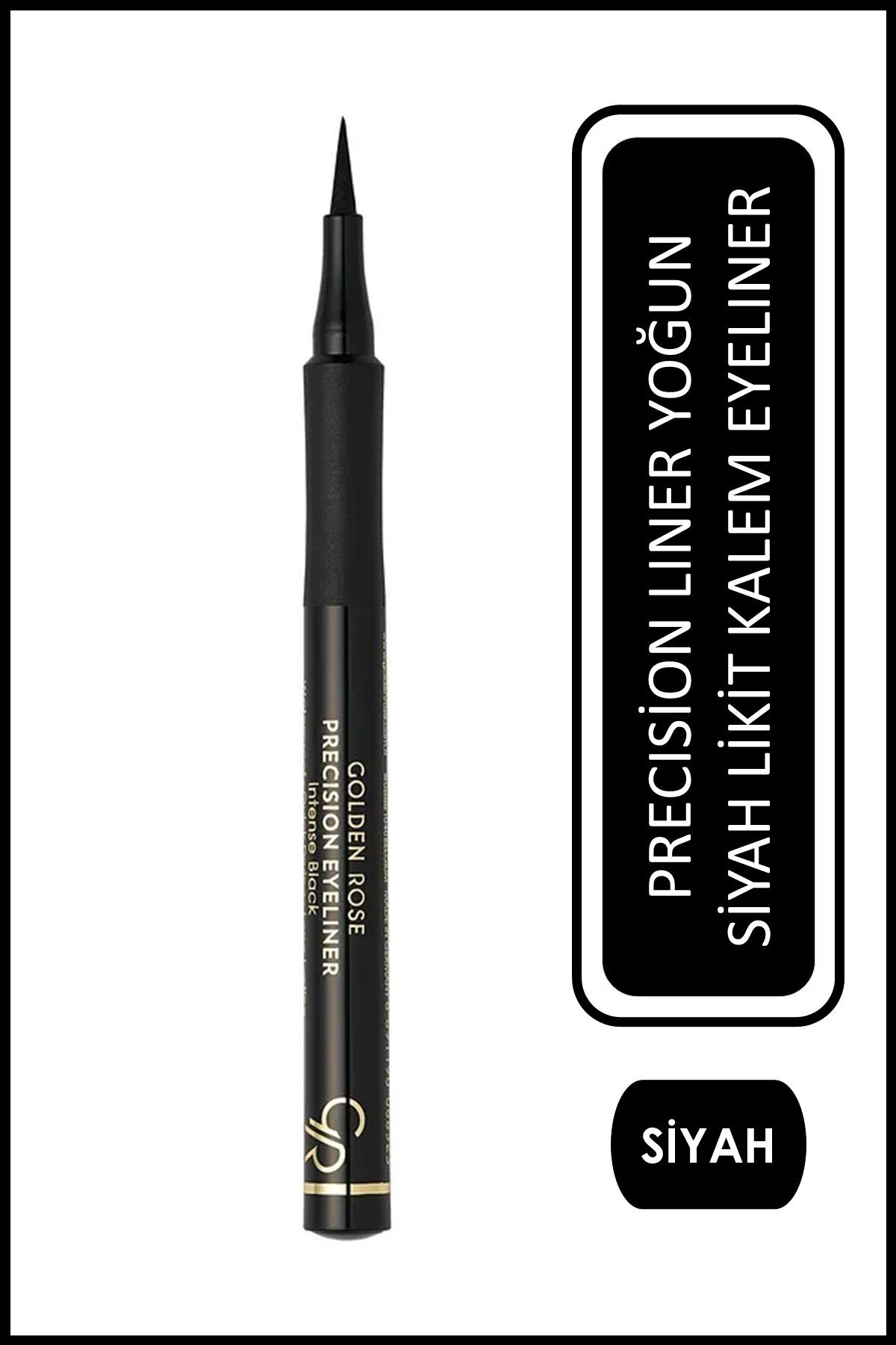 Golden Rose  Precision Liner No: 01 Intense Black - Likit Kalem Eyeliner - 8691190068523